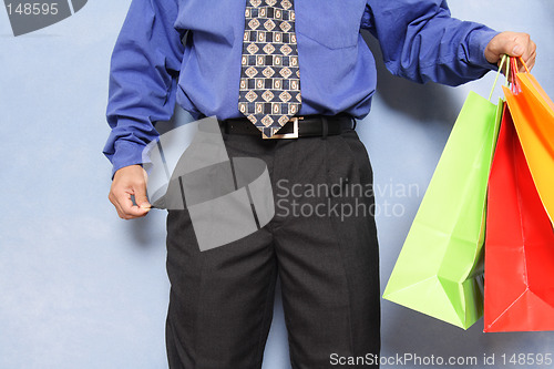 Image of Broke businessman