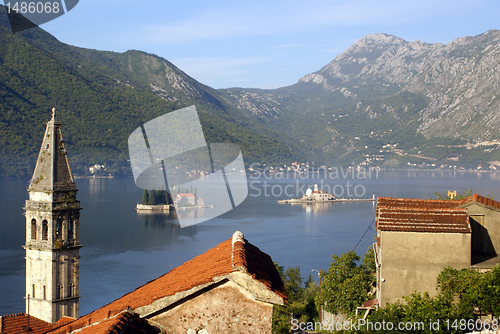 Image of Bay and churches