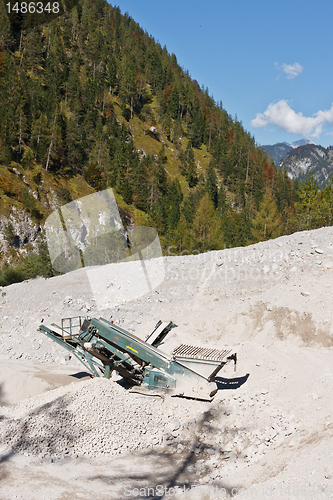 Image of Quarry conveyor belt machine