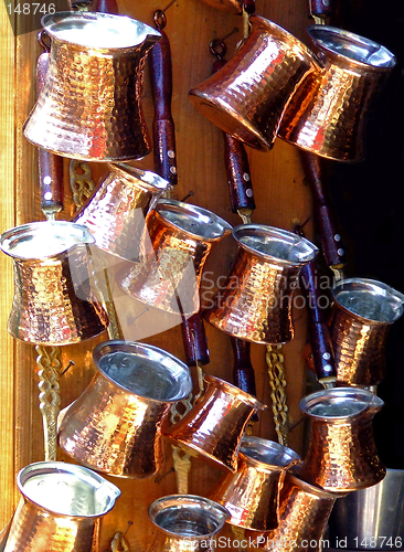 Image of Copper pots