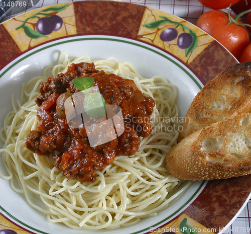 Image of pasta dish with elk meat sauce
