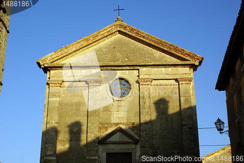 Image of Church with shadow