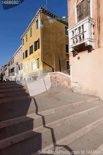 Image of Staircase and old buidings in Venice