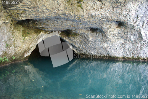 Image of Cave and water