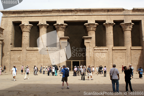 Image of Tourists in Edfu