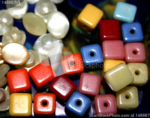 Image of square buttons