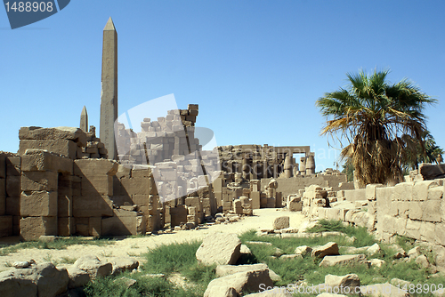 Image of Ruins and obelisk