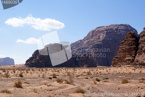 Image of Rocks and sand