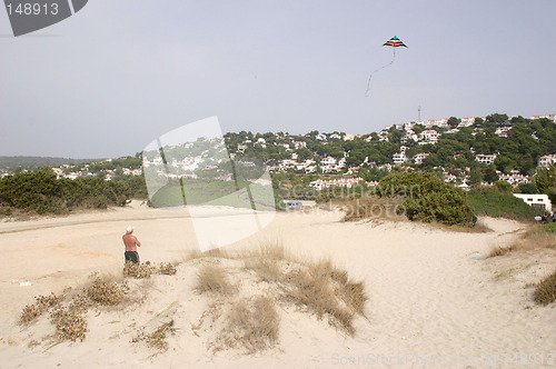 Image of kite flying