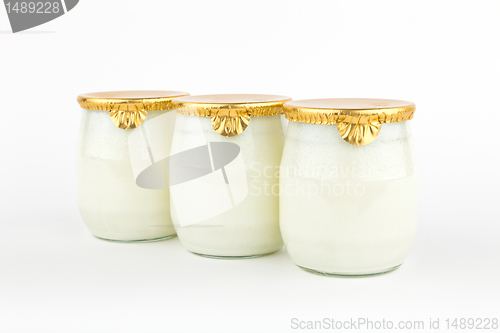 Image of Isolated fresh yogurt.