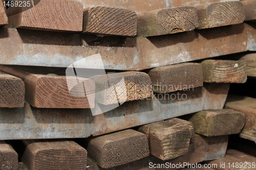 Image of wooden benches