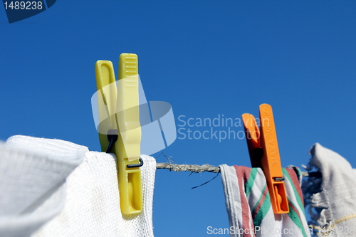 Image of laundry hanging