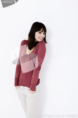 Image of Beautiful woman standing