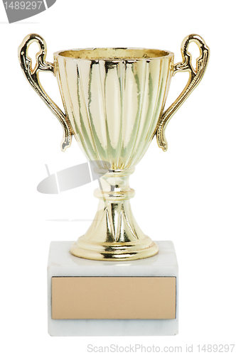 Image of Trophy isolated on white background