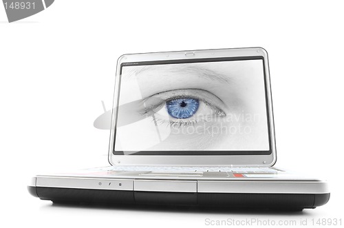 Image of Laptop blue eye