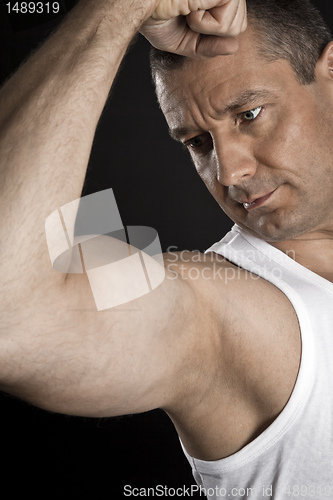 Image of bodybuilding man