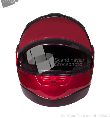 Image of Motorcycle Helmet in red