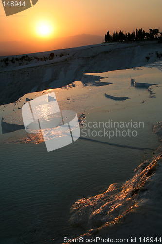 Image of Sunset at Pamukkale