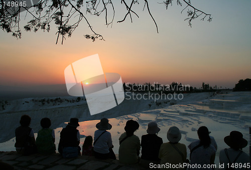 Image of Sunset at Pamukkale