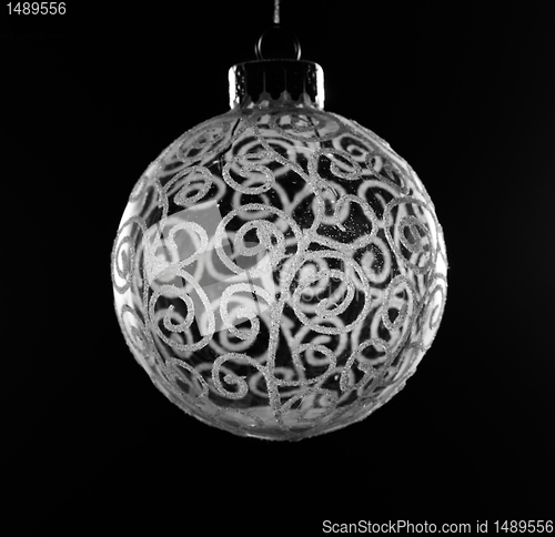 Image of Round Glass Christmas decoration