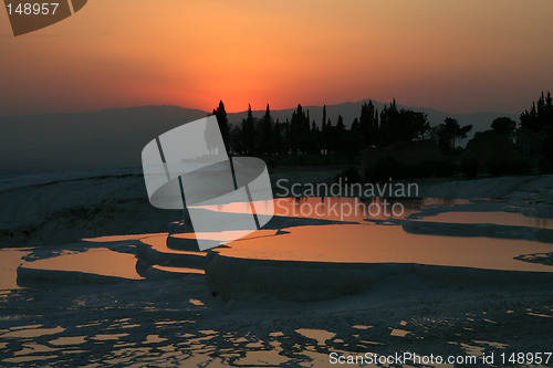 Image of Sunset at Pamukkale