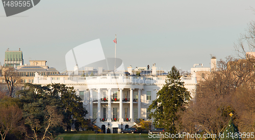 Image of White House at Christmas