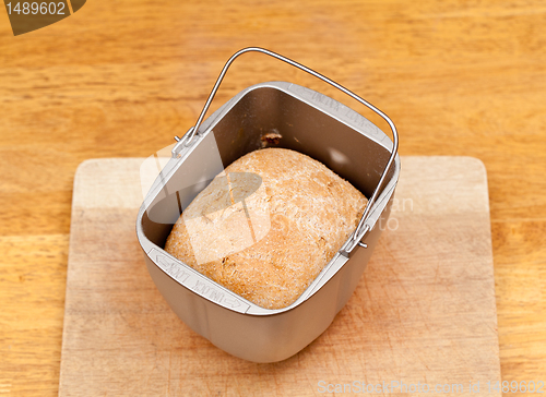 Image of Wheat bread baked in machine