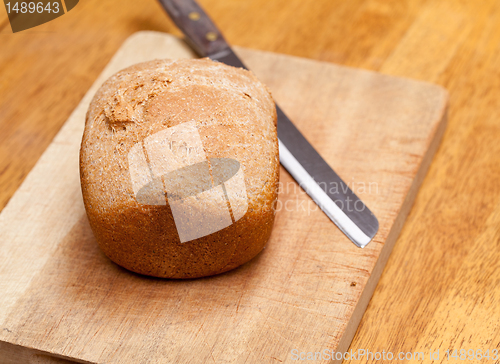 Image of Wheat bread baked in machine