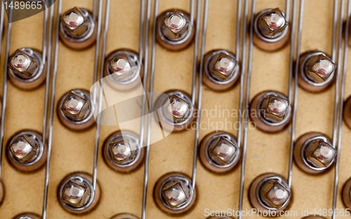 Image of Piano strings in macro