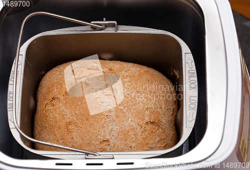 Image of Wheat bread baked in machine