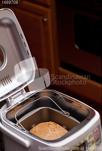 Image of Wheat bread baked in machine