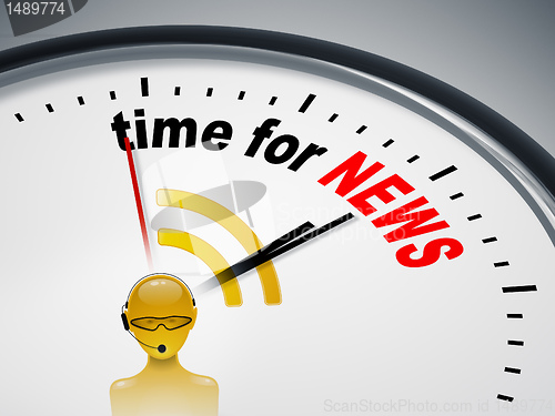 Image of time for news