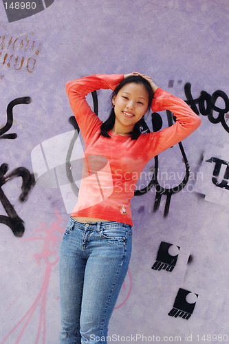 Image of Beautiful young Korean woman