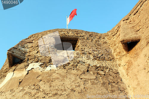 Image of Flag and fort