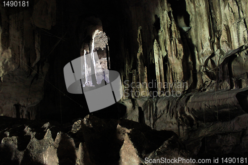 Image of Inside dark cave