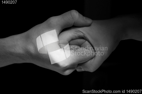 Image of Hands unite with eachother in special symbol