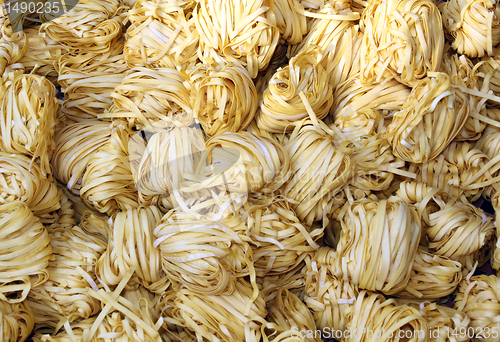 Image of Yellow noodles