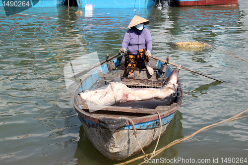 Image of Woman in the boat