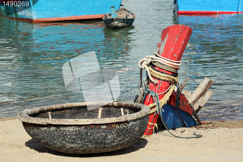 Image of Beach and boats