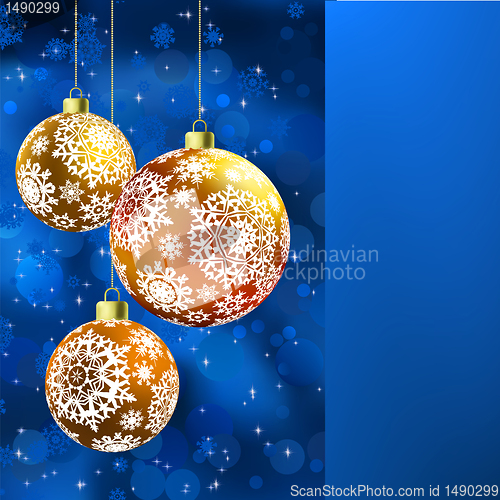 Image of Merry christmas card. EPS 8