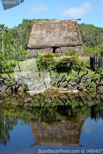 Image of House and river