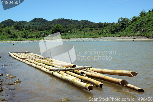 Image of Bamboo raft