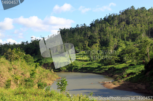 Image of Hill and river