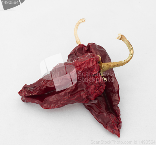 Image of Dried red peppers