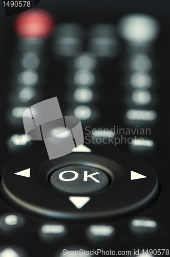 Image of Television remote control buttons