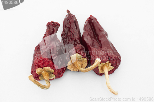 Image of Dried red peppers