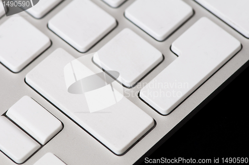 Image of Part of white keyboard