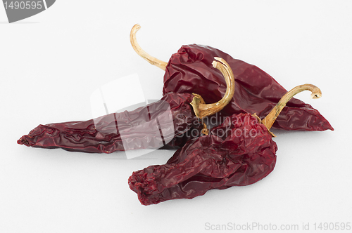 Image of Dried red peppers