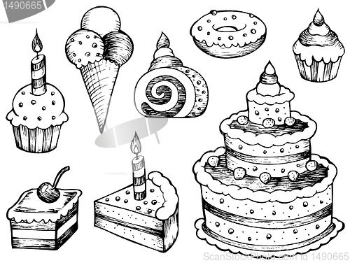 Image of Cakes drawings collection