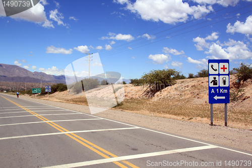 Image of Road and signs